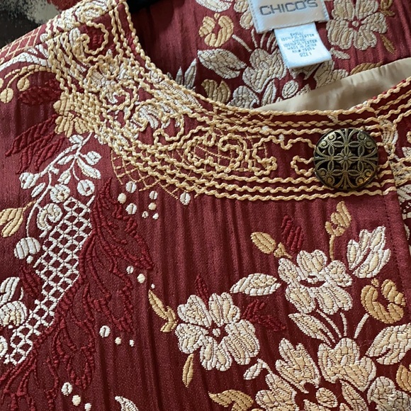 CHICOS Size 1 jacket - Picture 7 of 8